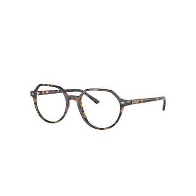 Ray Ban Thalia Optics Eyeglasses Yellow & Blue Havana Frame Clear Lenses Polarized 51-18