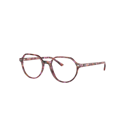 Ray Ban Thalia Optics Eyeglasses Violet Havana Frame Clear Lenses Polarized 53-18