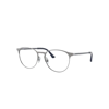 RAY BAN RB6375 OPTICS EYEGLASSES GREY FRAME CLEAR LENSES POLARIZED 51-18