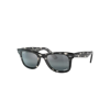RAY BAN SUNGLASSES UNISEX ORIGINAL WAYFARER CHROMANCE - GREY FRAME SILVER LENSES POLARIZED 50-22