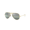 Ray Ban Aviator Chromance Sunglasses Gold Frame Green Lenses Polarized 62-14 In Gold