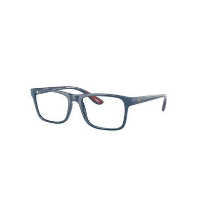 Ray Ban Rb7205m Scuderia Ferrari Collection Eyeglasses Blue Vallarta Frame Clear Lenses Polarized 52-17