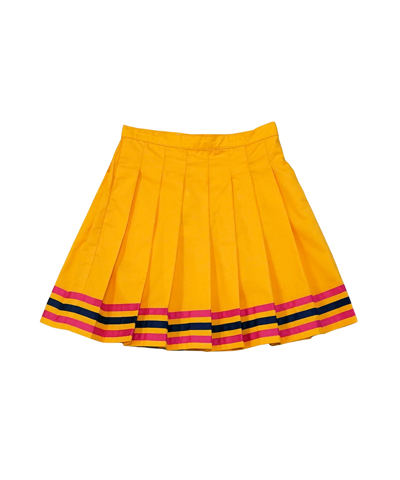 Mixed Up Clothing Toddler Girls Pleated A-line Cinta Skirt In Yellow