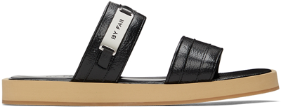 By Far Black Easy Sandals In Bl Black