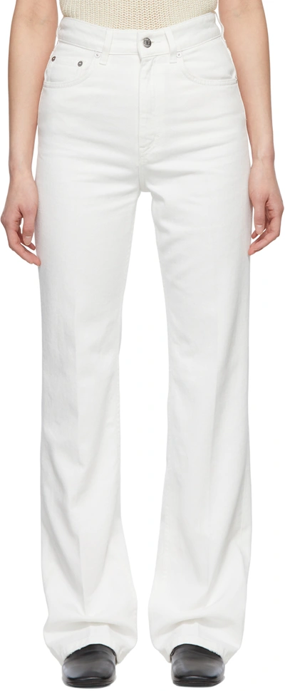 Filippa K White Devon Jeans In Ivory 9319