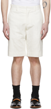 Casablanca Off-white Cotton Shorts In Off-white