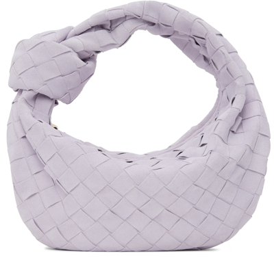 Bottega Veneta Purple Mini Jodie Top Handle Bag In 5308 Mirth Washed G