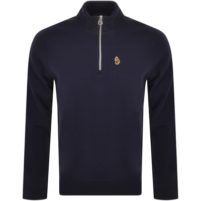 Luke 1977 Half Zip Sydney Sweatshirt Navy