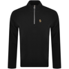 Luke 1977 Half Zip Sydney Sweatshirt Black In Black
