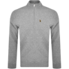 Luke 1977 Half Zip Sydney Sweatshirt Grey In Grey
