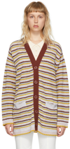 SEE BY CHLOÉ MULTICOLOR WOOL CARDIGAN
