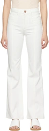 SEE BY CHLOÉ WHITE FLARED JEANS