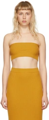 Chloé Yellow Wool Camisole In 780 Sunlight Yellow