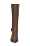 Bella Vita Lorielle Womens Zipper Round Toe Mid-calf Boots In Brown
