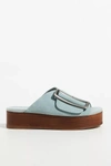 Kelsi Dagger Brooklyn Dover Platform Sandal In Blue