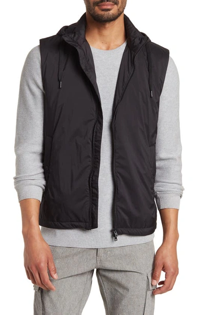 Herno Hooded Vest In Night Blue