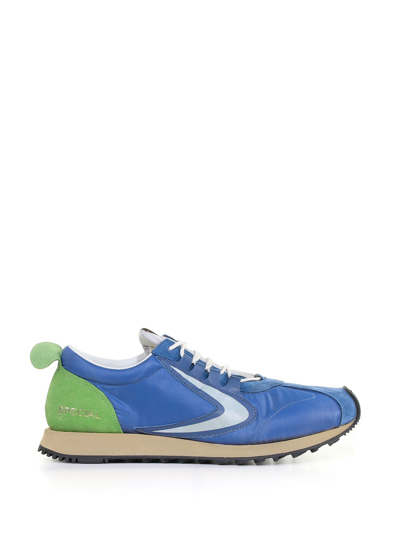Valsport Sneaker With Contrasting Details In Avio Ice Green