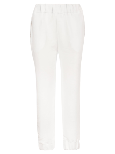 Fabiana Filippi Plush Trousers In White