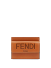 FENDI Ff Leather Credit Card Case