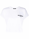 Balmain Women's White Cotton T-shirt In White