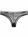 OFF-WHITE OFF-WHITE WOMEN'S BLACK POLYAMIDE BRIEF