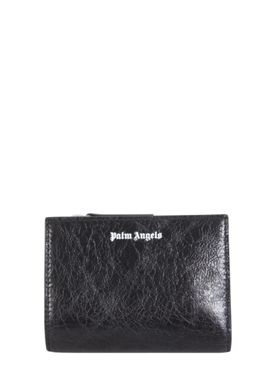 Palm Angels Wallets Leather In Black