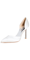 badgley mischka ozara glitter pumps