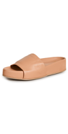 Beek Pelican Platform Slide Sandal In Honey/honey