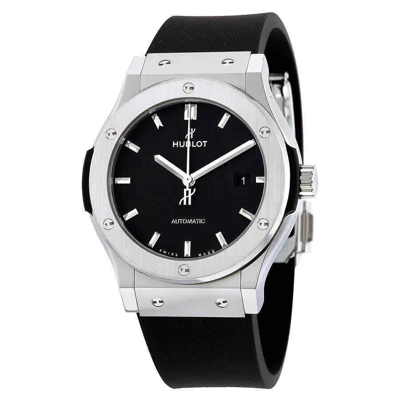 Pre-owned Hublot Classic Fusion Automatic Black Dial Men's Watch 542nx1171rx