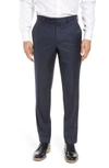 TED BAKER JEFFERSON FLAT FRONT WOOL DRESS PANTS,TB64252 878