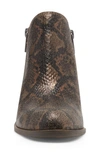 Lucky Brand Basel Bootie In Dark Natural