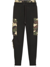 Dolce & Gabbana Camouflage-print Details Joggings Pants In Nero