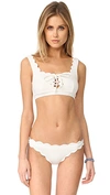 Marysia Palm Springs Tie Bikini Top In Coconut