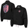 THE WILD COLLECTIVE THE WILD COLLECTIVE BLACK ST. LOUIS CITY SC COACHES FULL-SNAP JACKET