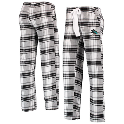Concepts Sport Black/gray San Jose Sharks Accolade Flannel Pants