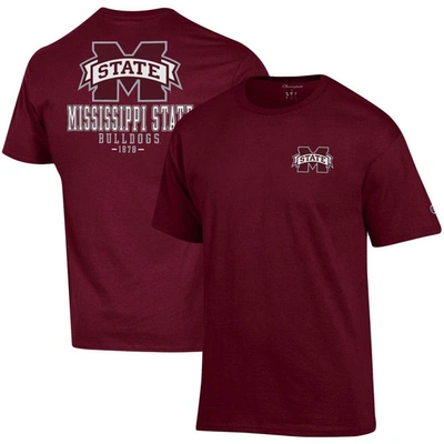 Champion Men's  Maroon Mississippi State Bulldogs Impact Knockout T-shirt