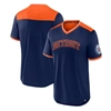 Fanatics Men's  Navy, Red Cleveland Indians Cooperstown Collection True Classics Walk-off V-neck T-sh In Navy