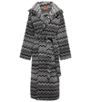 MISSONI HOODED COTTON TERRY ROBE