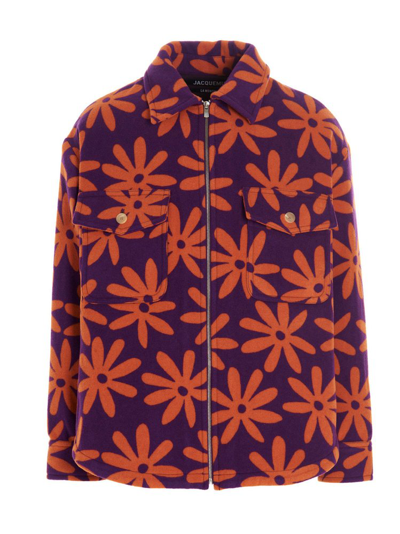 Jacquemus Le Blouson Montagne In Purpleflowers