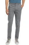 Ag Jamison Check Skinny Chino Pants In Bateman Check Black / Navy