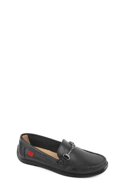 Marc Joseph New York Kids' Morton Street Driving Shoe In Black Napa