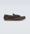 TOM FORD LARGE GRAIN ROBIN LEATHER LOAFERS
