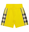 BURBERRY BABY CHECKED COTTON SHORTS
