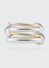 Spinelli Kilcollin Hyacinth Mx 4-link Ring In Tricolor Mix