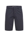 Hugo Boss Slim-fit Shorts In A Cotton Blend In Dark Blue