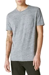 LUCKY BRAND LUCKY BRAND LINEN POCKET CREWNECK T-SHIRT