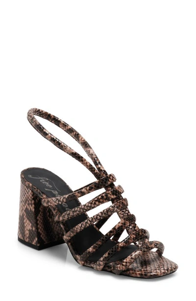 Free People Colette Sandal In Python