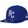NEW ERA YOUTH NEW ERA ROYAL KANSAS CITY ROYALS AUTHENTIC COLLECTION ON-FIELD GAME 59FIFTY FITTED HAT