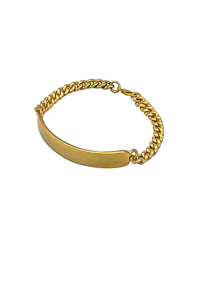 Apc Darwin Gourmette Bracelet In Gold