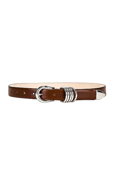 Dehanche Hollyhock Belt In Camel & Silver